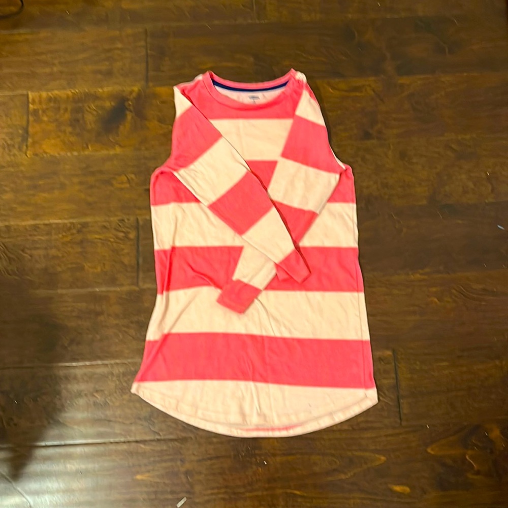Old navy girls long sleeve sleep shirt/night gown size M